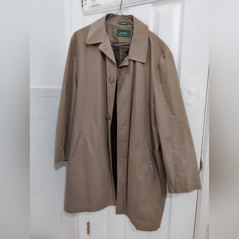 Ralph Lauren trench coat mens Small